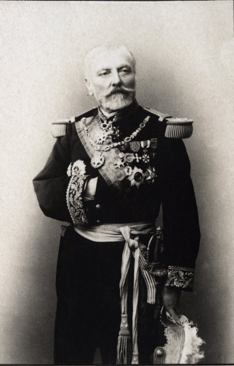 Portrait de l'amiral Théophile Aube